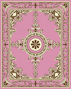Ornate Rose Garden Medallion Rug
