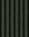Pale Green Vertical Feathered Stalks Rug