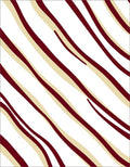 Maroon Cream Diagonal Flowing Stripes Rug