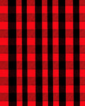 Red Black Buffalo Check Textile Rug