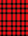 Lumberjack Gingham Red Black Crossing Rug