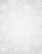 Winter White Snowflake Scatter Rug