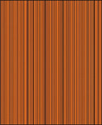 Bold Orange Black Vertical Stripe Rug