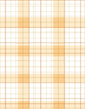 Soft Orange Plaid Grid Rug