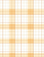 Soft Orange Plaid Grid Rug