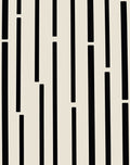 Black and Cream Vertical Lines Rug