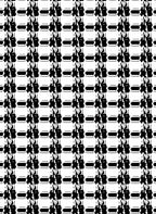 Black White Houndstooth Checkered Rug