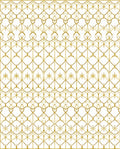 Golden Interlocking Symmetric Lattice Rug