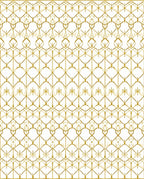 Golden Interlocking Symmetric Lattice Rug