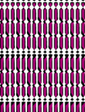 Vibrant Magenta Repeating Vertical Chain Rug