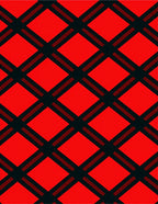 Bold Red Diamond Plaid Rug