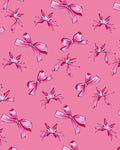 Pink Ribbon Floral Collage Rug