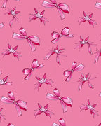 Pink Ribbon Floral Collage Rug