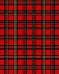 Classic Red Black Tartan Plaid Rug