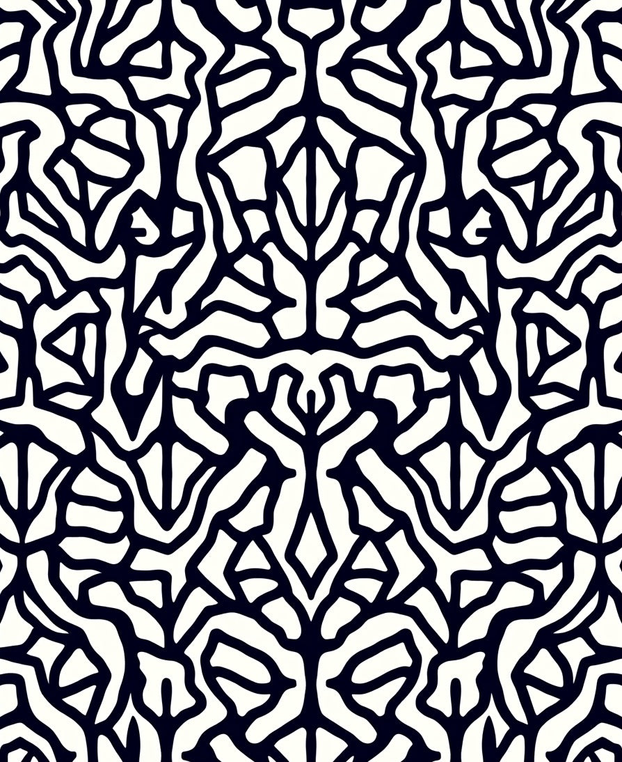 Organic Black Ivory Tree Root Rug
