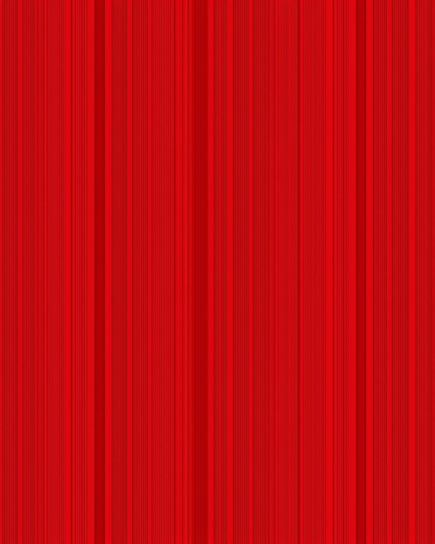 Vibrant Red Vertical Stripe Rug