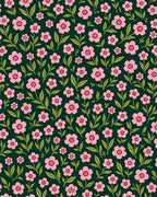 Dainty Pink Floral Garden Rug
