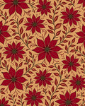 Crimson Floral Vine Meadow Rug