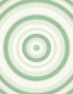 Sage Green Concentric Circles Rug