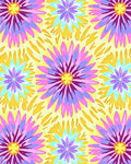 Vibrant Multi Color Floralburst Rug