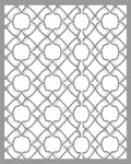 Gray Intertwined Abstract Geometric Rug