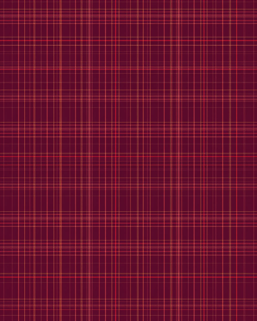 Burgundy Red Tartan Checks Rug