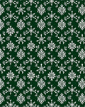 White Snowflake Forest Holiday Rug