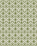Ornate Green Floral Arch Medallion Rug