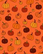 Harvest Orange Pumpkin Patch Rug
