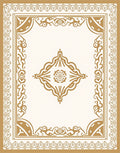 Oriental Gold Center Medallion Ivory Rug