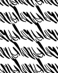 Organic Black Stripe Abstract Rug