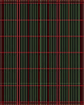 Modern Red Black Vertical Stripe Rug