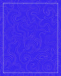 Deep Blue Swirl Abstract Rug
