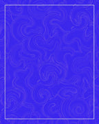 Deep Blue Swirl Abstract Rug