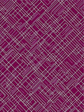 Deep Plum White Geometric Circuit Rug