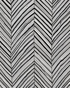 Black White Abstract Herringbone Swirl Rug
