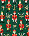 Red Nutcracker Soldiers With Gold Accents Rug