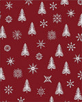Winter Forest Snowflake Medley Rug