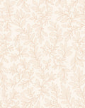 Pale Peach Botanical Garden Vines Rug