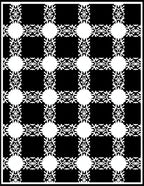 Black White Geometric Checkered Overlay Rug