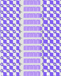 Purple Geometric Diamond Lattice Stripe Rug