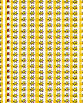 Bright Yellow Starburst Stripe Wonder Rug