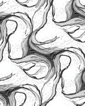 Monochromatic Abstract Swirls Organic Flow Rug