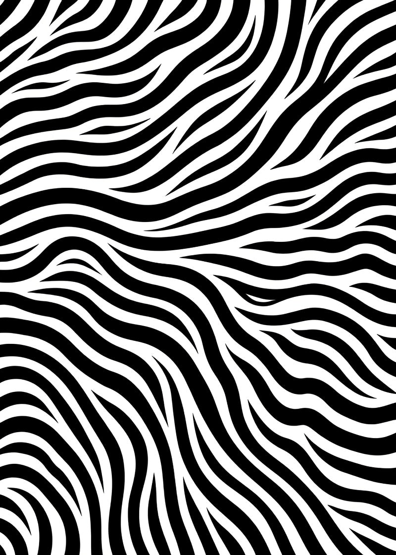 Bold Black White Striped Overlay Rug