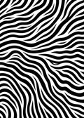 Bold Black White Striped Overlay Rug