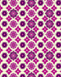 Vivid Magenta Geometric Starburst Rug