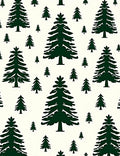Dark Green Pine Forest Repeat Rug