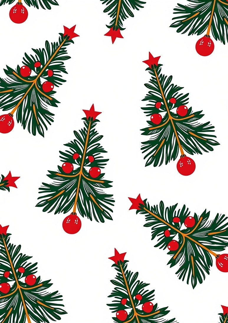 Festive Green Fir Tree Holiday Oval Rug