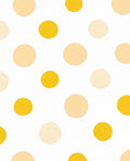 Golden Yellow Polka Dot Harmony Rug