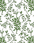 Verdant Green Branching Foliage Rug